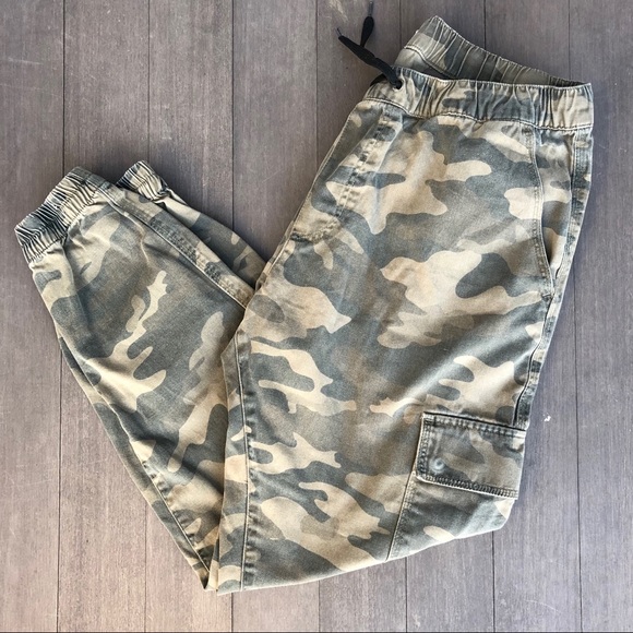 camo cargo joggers mens